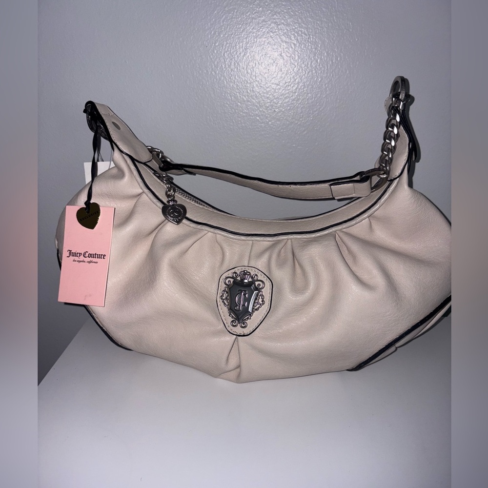New Juicy Couture Romance Hobo Shoulder Bag ***Missing Bow & Charm***